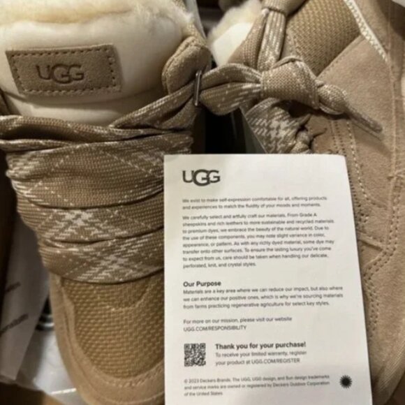 UGG Lowmel Sand Suede Sneakers Women's sizes Brand NEW!!! - Picture 6 of 6